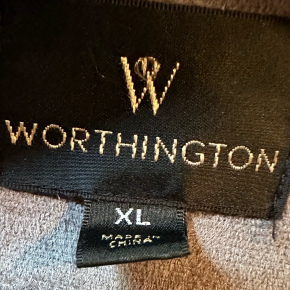 Worthington Faux Leather Jacket size XL - Picture 6 of 8